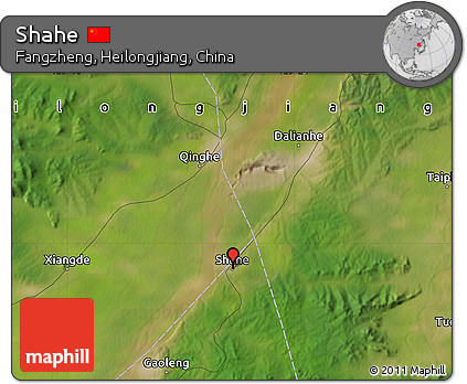 Satellite Map of Shahe