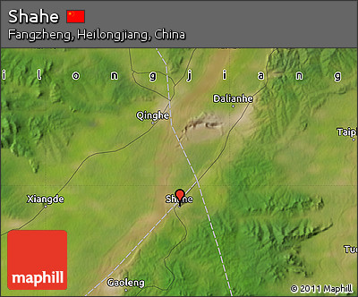 Satellite Map of Shahe