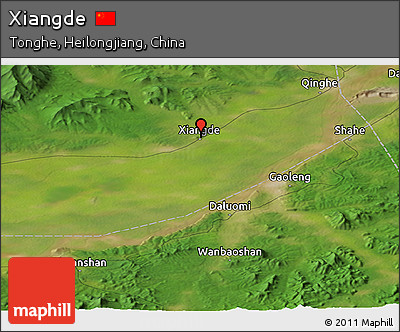 Satellite Panoramic Map of Xiangde