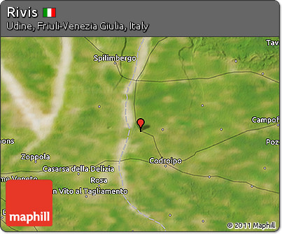 Satellite 3D Map of Rivis