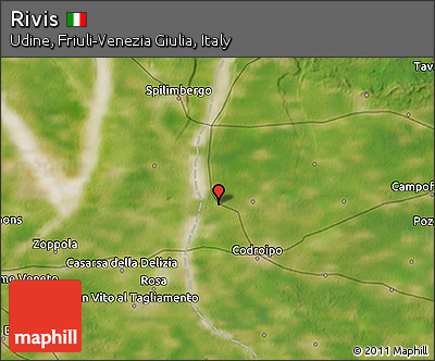 Satellite 3D Map of Rivis