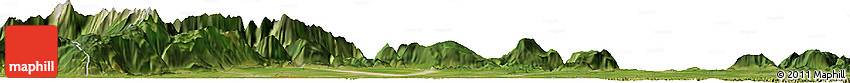 Satellite Horizon Map of Basiliano