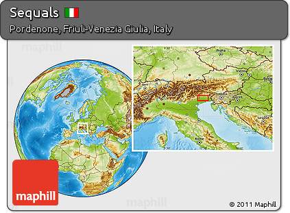 Physical Location Map of Sequals