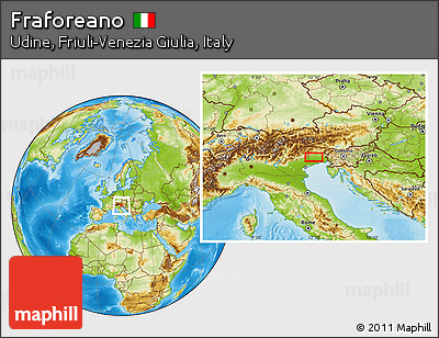 Physical Location Map of Fraforeano