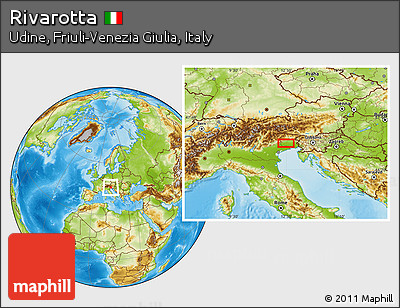 Physical Location Map of Rivarotta
