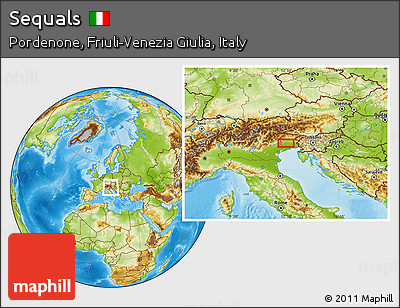 Physical Location Map of Sequals