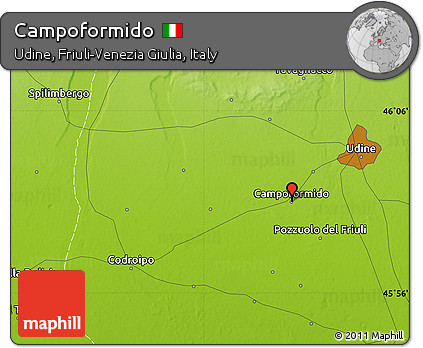 Physical Map of Campoformido