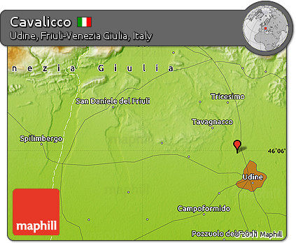 Physical Map of Cavalicco