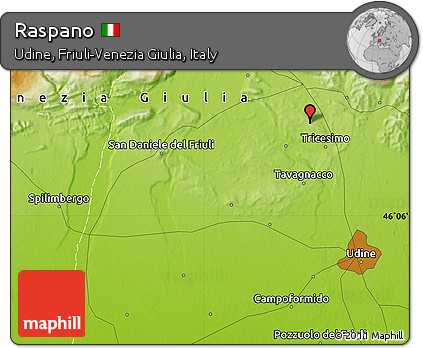Physical Map of Raspano