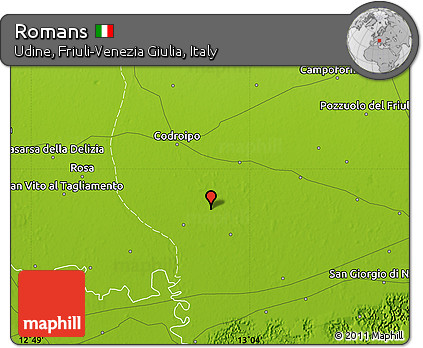 Physical Map of Romans