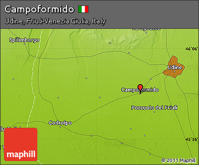 Physical Map of Campoformido
