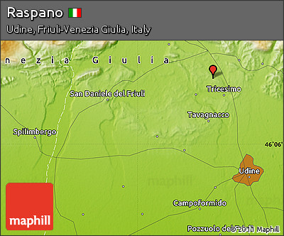 Physical Map of Raspano