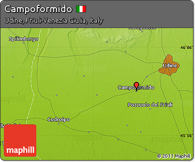 Physical Map of Campoformido