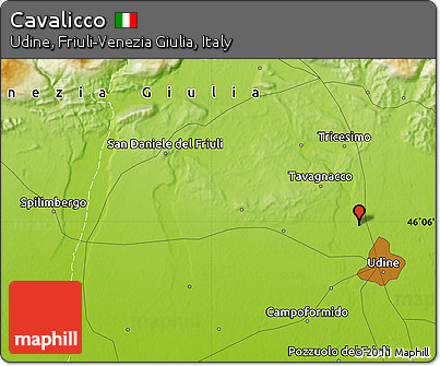 Physical Map of Cavalicco