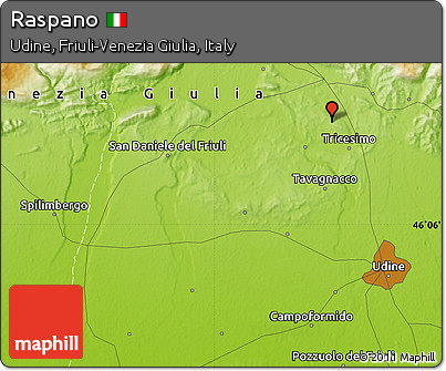 Physical Map of Raspano