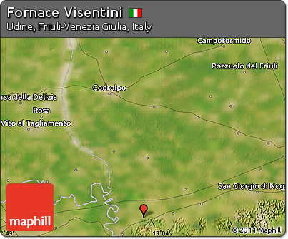 Satellite Map of Fornace Visentini