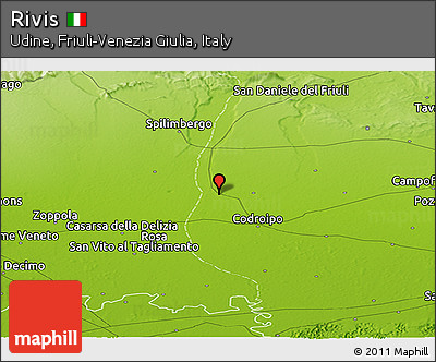 Physical Panoramic Map of Rivis