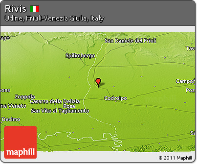 Physical Panoramic Map of Rivis
