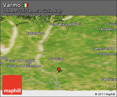 Satellite Panoramic Map of Varmo