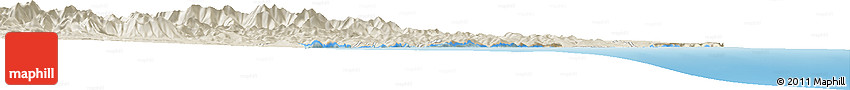 Shaded Relief Horizon Map of the Area around 46° 1' 3" N, 137° 46' 30" E Shaded Relief Horizon Map of the Area around 46° 1' 3" N, 137° 46' 30" E
