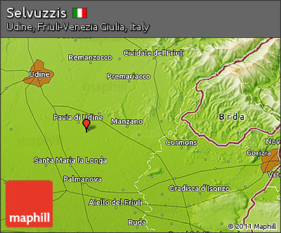 Physical 3D Map of Selvuzzis