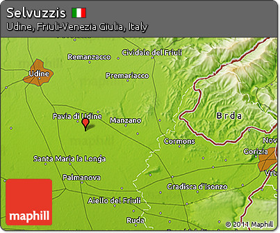 Physical 3D Map of Selvuzzis