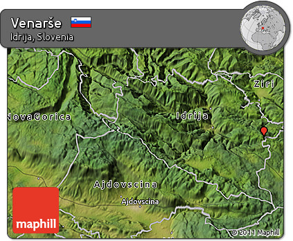 Satellite 3D Map of Venarše