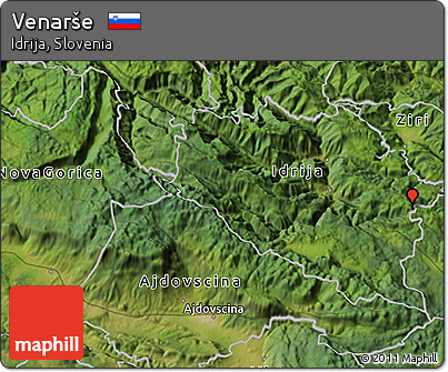 Satellite 3D Map of Venarše