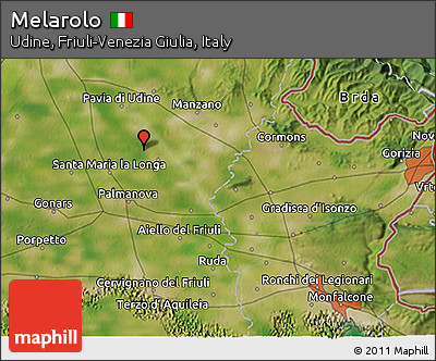 Satellite 3D Map of Melarolo