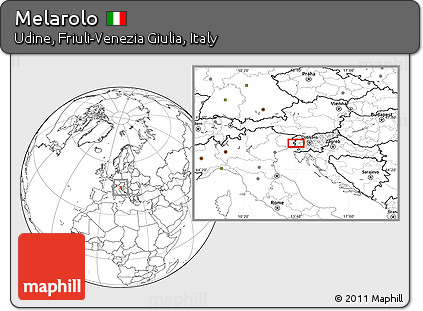 Blank Location Map of Melarolo