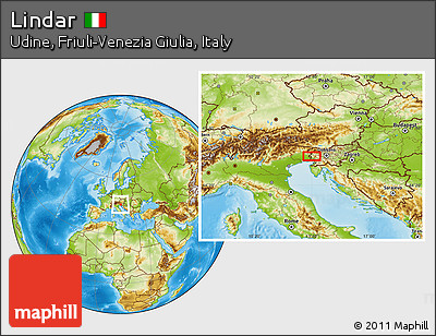 Physical Location Map of Lindar