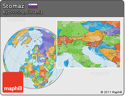 Political Location Map of Stomaž