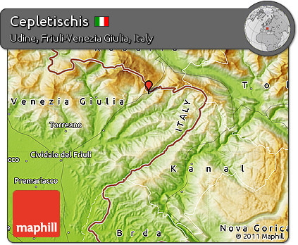 Physical Map of Cepletischis