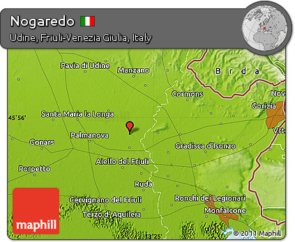 Physical Map of Nogaredo