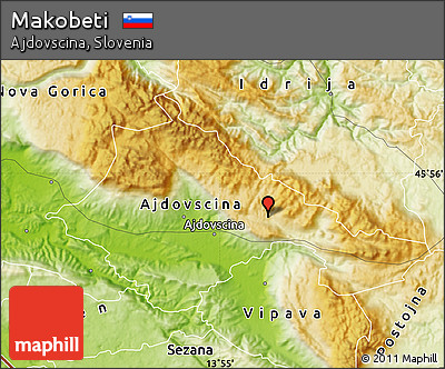 Physical Map of Makobeti