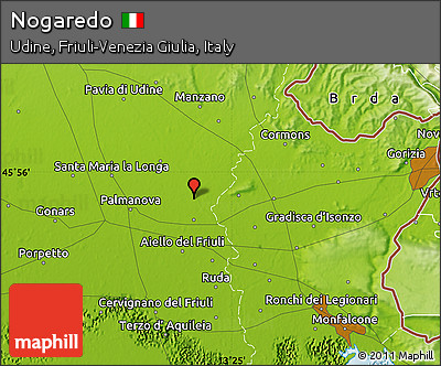 Physical Map of Nogaredo