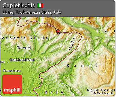 Physical Map of Cepletischis