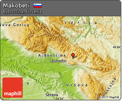 Physical Map of Makobeti