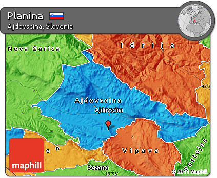 Political Map of Planina