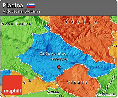 Political Map of Planina