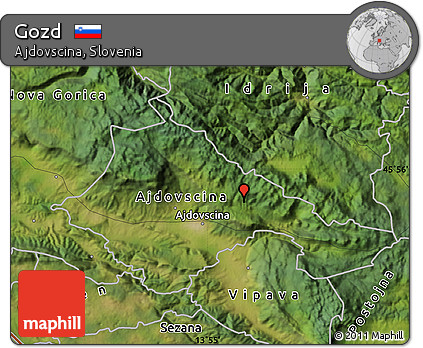 Satellite Map of Gozd