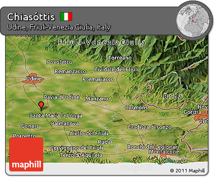Satellite Panoramic Map of Chiasóttis