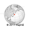 Outline Map of the Area around 46° 1' 3" N, 147° 7' 30" E, rectangular outline