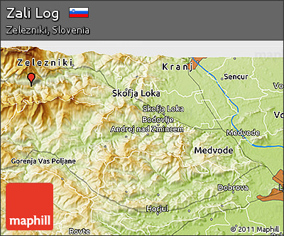 Physical 3D Map of Zali Log