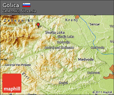 Physical Map of Golica