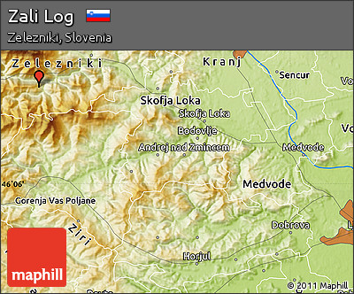 Physical Map of Zali Log