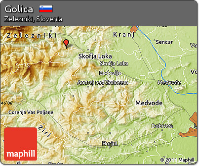 Physical Map of Golica