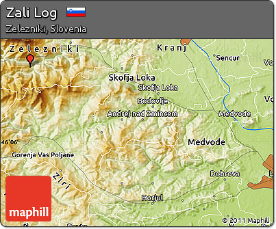 Physical Map of Zali Log