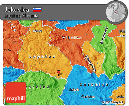 Political Map of Jakovica