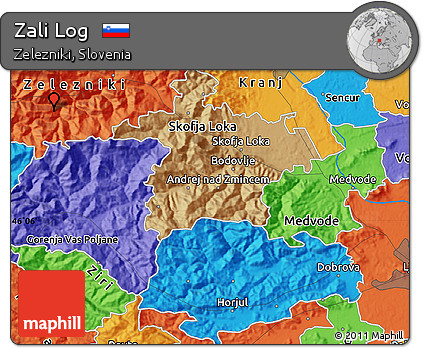 Political Map of Zali Log